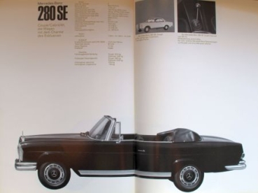 Mercedes-Benz Personenwagen Modelprogram 1967 Carbrochure (4947)